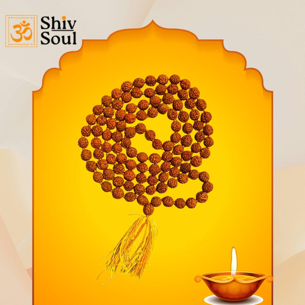 108 Beads 5 Mukhi Rudraksha Mala